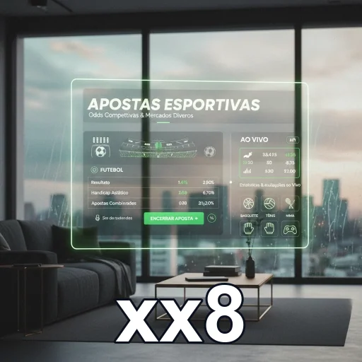Ilustração de Explore as Apostas Esportivas na xx8 com Odds Altas
