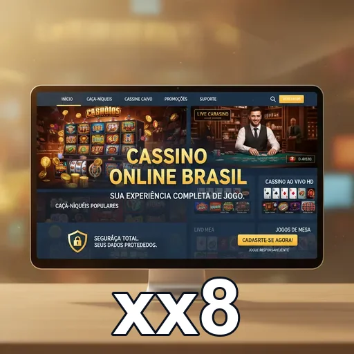 Ilustração de Descubra o cadastro fácil na xx8 e aproveite serviços VIP