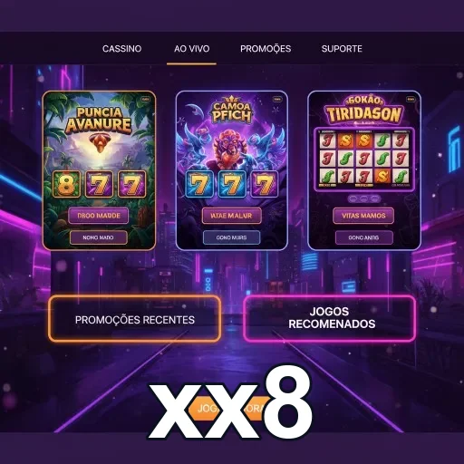 Ilustração de Acesse o cassino online xx8 com login rápido e seguro