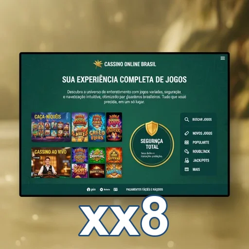 Experiência VIP em cassino online com xx8